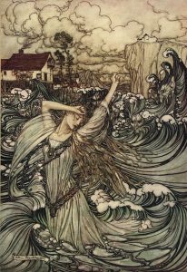 Arthur Rackham, illustration to Undine, 1909. 